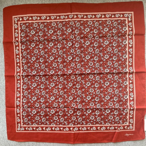 SALE! TODAY ONLY!! Sezane Gaston Scarf - Sara Red NWOT - Picture 2 of 7